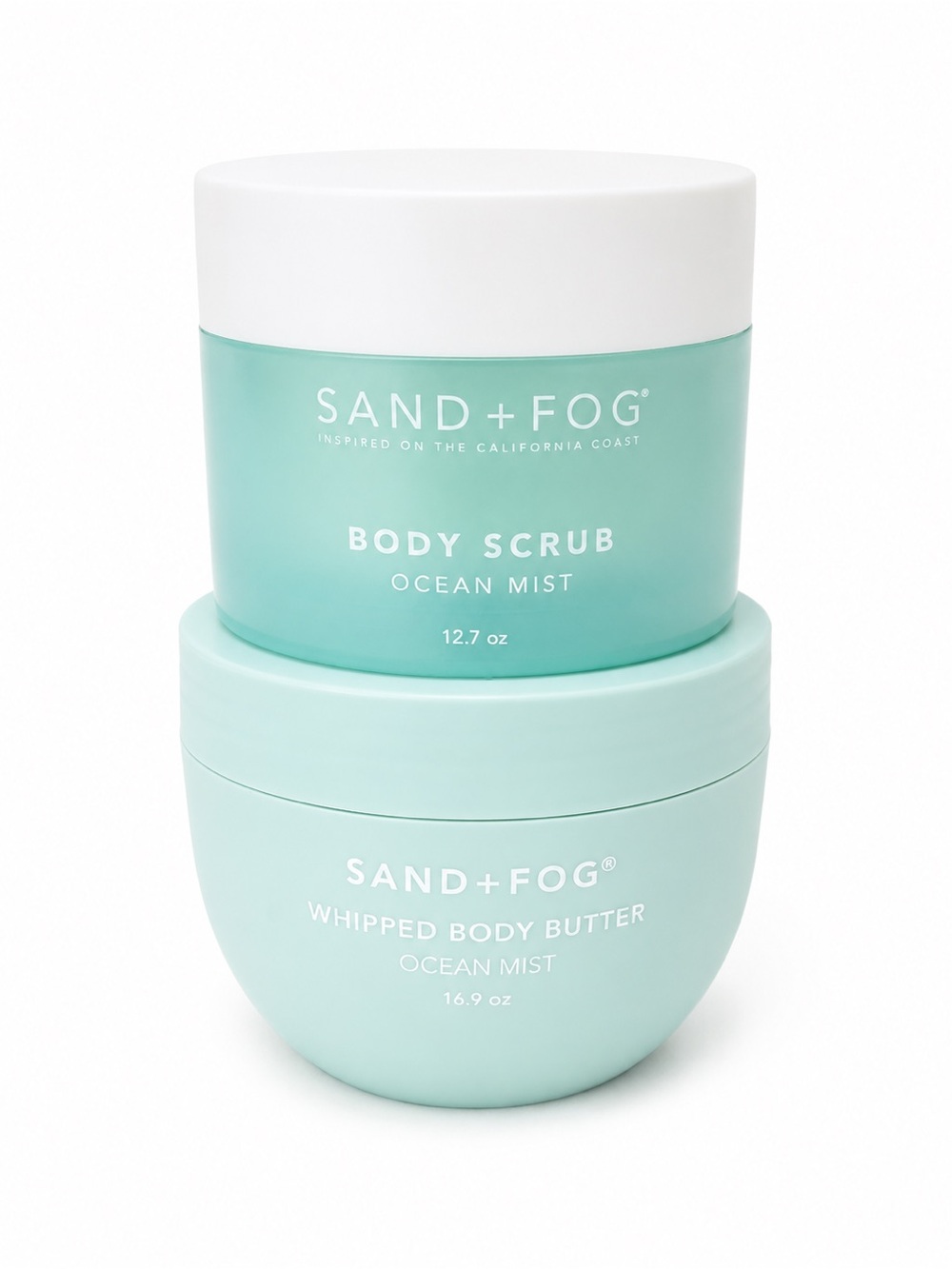 SAND + FOG Ocean Mist Body Scrub & Whipped Body Butter - Seafoam